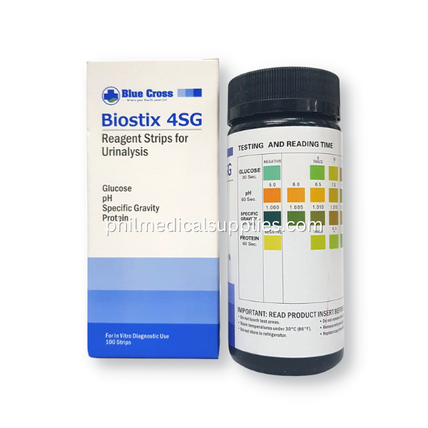 Urinalysis Reagent Strips 4SG, BIOSTIX (100's) 5.0 (3)