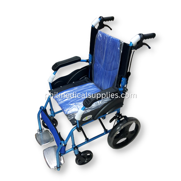 Wheelchair Lightweight for Travel, 8kg. (Blue) 5.0 (1)