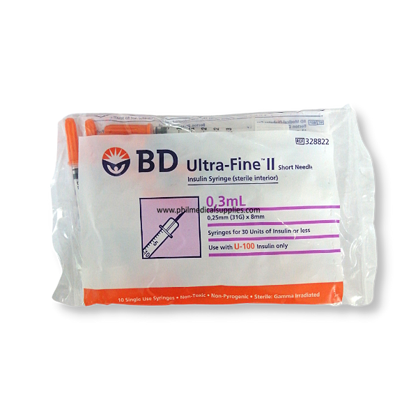 Insulin Syringe G 31 Ultra Fine Ii Philippine Medical Supplies