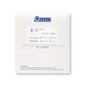 Gauze Pad 4x4x8 Ply Sterile (5's) ORMED 5.0 (1)