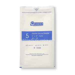 Gauze Pad 4x8x8 Ply Sterile (5's) ORMED 5.0 (5)