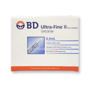 Insulin Syringe G-31, BD ULTRA-FINE II 5.0 (1)