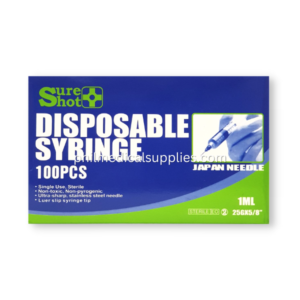 Syringe 1mLCc Tuberculin With Needle G-25 x58 ″, SURESHOT (100’S) 5.0 (3)