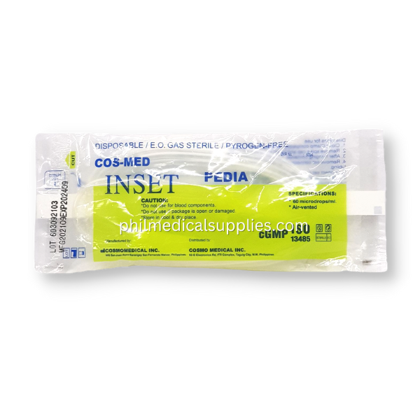 Microset / IV Infusion Set (Pedia), COSMED – Philippine Medical
