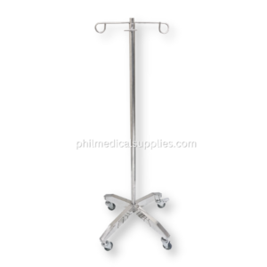 IV Stand 2 hooks stainless 5.0 (1)