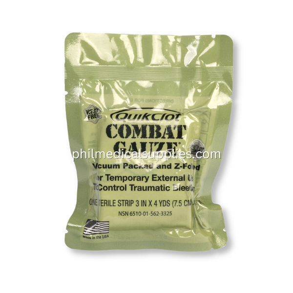 NAR QuikClot Combat Gauze Z-fold Hemostatic (Green), 30-0039 5.0 (1)