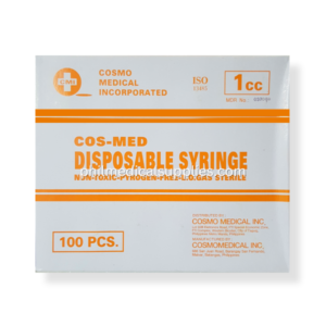 Syringe w Needle (100's), COSMED 5.0 (3)