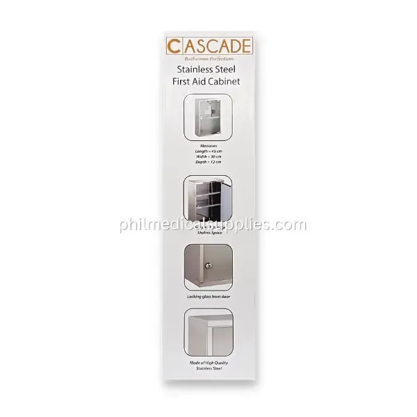 First Aid Cabinet Stainless, CASCADE 5.0 (2)