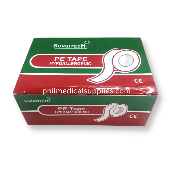 Surgical Tape (PE Plastic) 1, (12's) SURGITECH 5.0 (1)