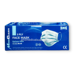 Face Mask Surgical 3ply (50's), MEDICLEAN 5.0 (1)
