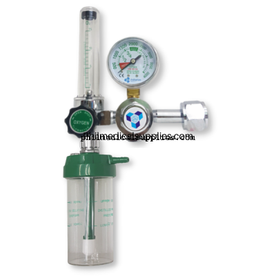 Oxygen Regulator w Humidifier, INDOPLAS (2)
