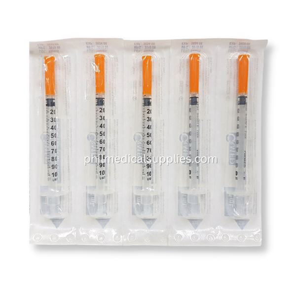Insulin Syringe 1ml G-29×12″ (100's) ORMED 5.0 (1)