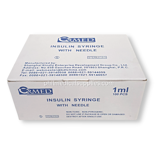 Insulin Syringe 1ml G-29×12″ (100's) ORMED 5.0 (4)