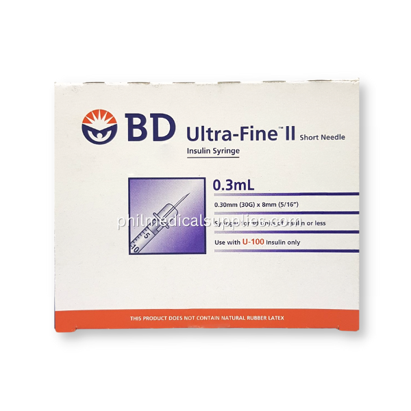 Insulin Syringe G-30, BD ULTRA-FINE II 5.0 (1)