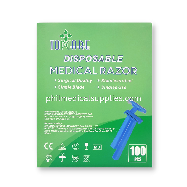 Razor Disposable Blade single, TOPCARE 100's 5.0 (5)