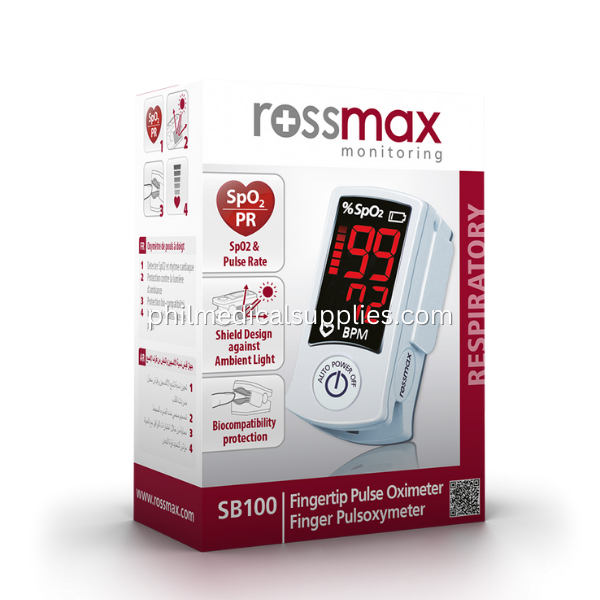 Pulse Oximeter Fingertip, ROSSMAX SB100 5.0 (1)