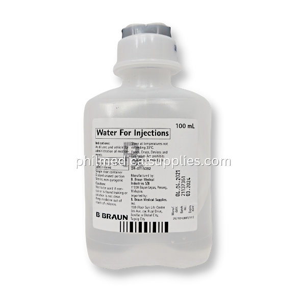 Sterile Water for Injection 100ml. DILUENT 5.0 (1)