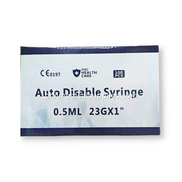 Syringe Auto Disable 0.5cc G.23x1, PROHEALTHCARE 5.0 (1)