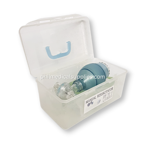 Manuel de PVC Resuscitator Ambu SAC SAC de réanimation en silicone pour  adultes et enfants, bleu, avec soupape de gris foncé de l'oxygène de  l'anesthésie sac respiratoire Respiratoire Ambu - Chine PVC