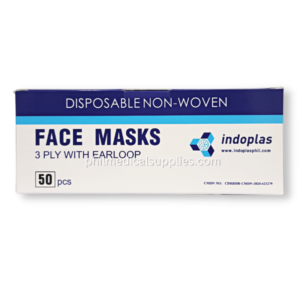 Face Mask Surgical 3 ply (50's), INDOPLAS 5.0 (2)