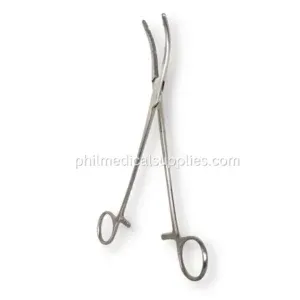 Heany Hysterectomy Forceps (Curved) 2 Teeth (1)