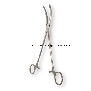 Heany Hysterectomy Forceps (Curved) 2 Teeth Size9 (1)