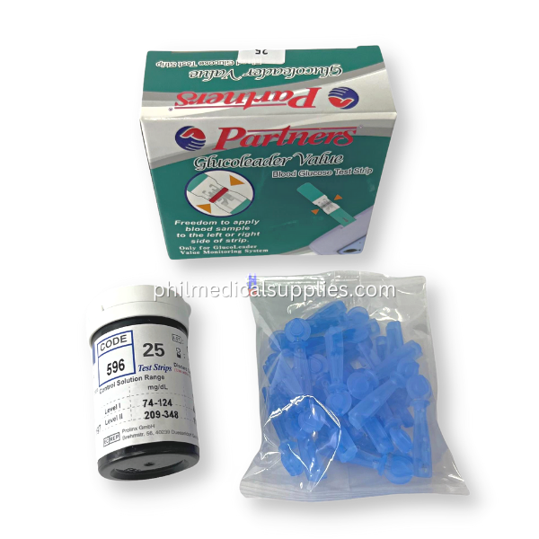 Glucose strips, PARTNERS (25's) 5.0 (3)