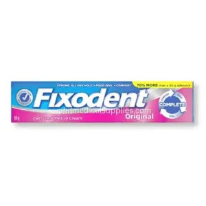 Denture Adhesive Cream, FIXODENT (2)