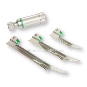 Laryngoscope Set 3 Blades #1,2,3 (LED), WELCH ALLYN 5.0 (10)