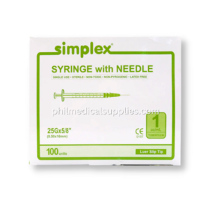 Syringe with Needle, SIMPLEX (100’s) 5.0 (1)