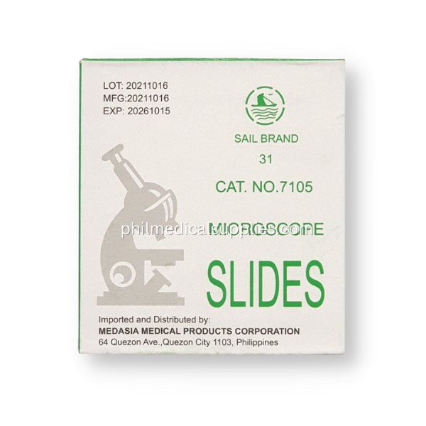 Microscope Glass Slides Frosted (72’S), SAIL (3)