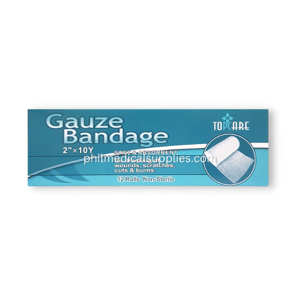 Gauze Bandage 2x10 yards, TOPCARE 5.0 (3)