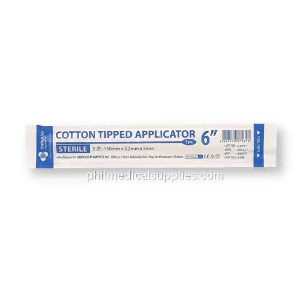 Cotton Applicator Sterile, (100’s) INDOPLAS 5.0 (4)