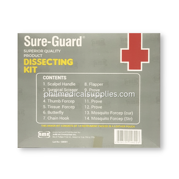 Dissecting Kit Stainless SURE-GUARD (14’s) 5.0 (3)