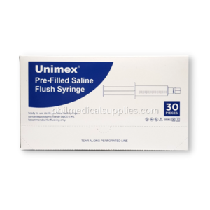 Pre-Filled Saline Flush Syringe 10cc, UNIMEX (30's) 5.0 (3)