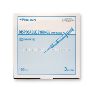 Syringe 3mLCc with Needle G-23x1″, TERUMO (100’s) 5.0 (1)