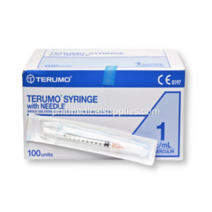 Syringe 1mLCc with Needle G-25x58, TERUMO (100's) 5.0 (1)