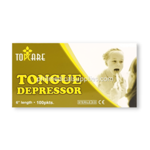 Tongue Depressor Wooden (Sterile) 100's, TOPCARE 5.0 (3)