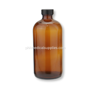 Amber Bottle (Narrow Mouth), 250mL 5.0 (3)