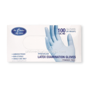 Gloves Latex, Powder Free (100’S) DR. CHOICE 5.0 (3)