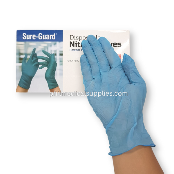 Gloves Nitrile, SURE-GUARD (100's) – Philippine Medical Supplies